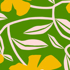 Yellow Flower Vine Coffee Mug Gallery Image 2