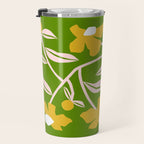 Yellow Flower Vine Travel Mug Gallery Image 3