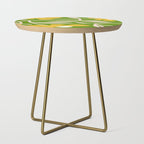 Yellow Flower Vine Side Table Gallery Image 1