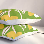 Yellow Flower Vine Pillow Sham Gallery Image 3