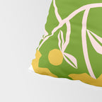Yellow Flower Vine Pillow Sham Gallery Image 4