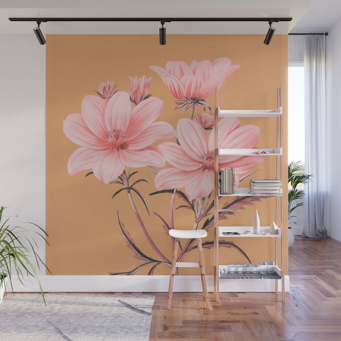 Garden Flowers 12 Wall Mural Gallery Image 1