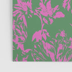 Pink petals on green Poster Gallery Image 3