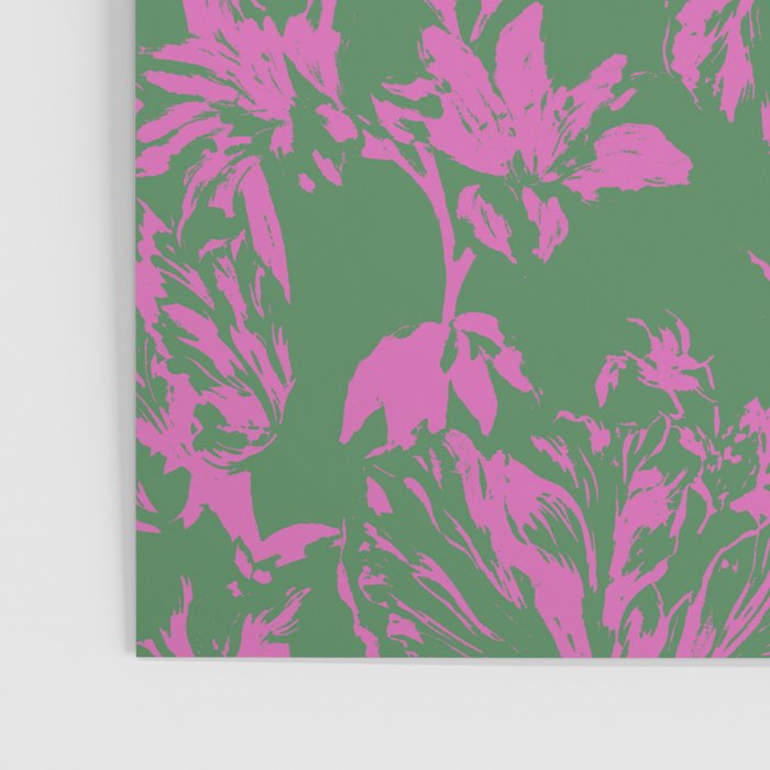Pink petals on green Poster Gallery Image 3