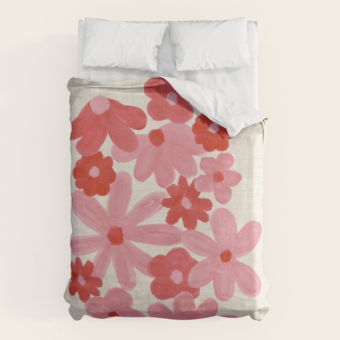 Blushing Daisy Duvet Cover Gallery Image 6