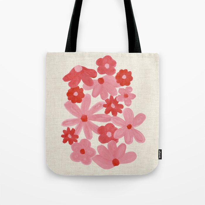 Blushing Daisy Tote Bag Gallery Image 1