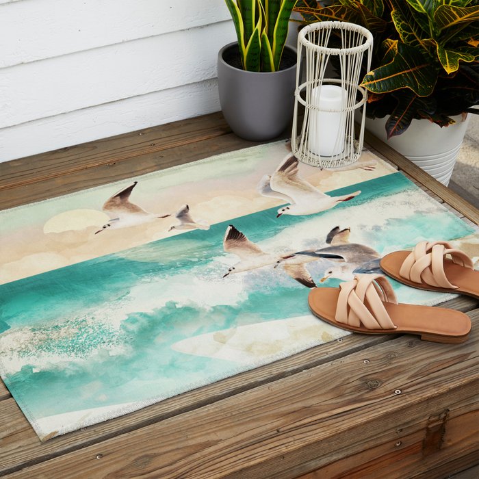 Summer Flight Outdoor Rug Gallery Image 2