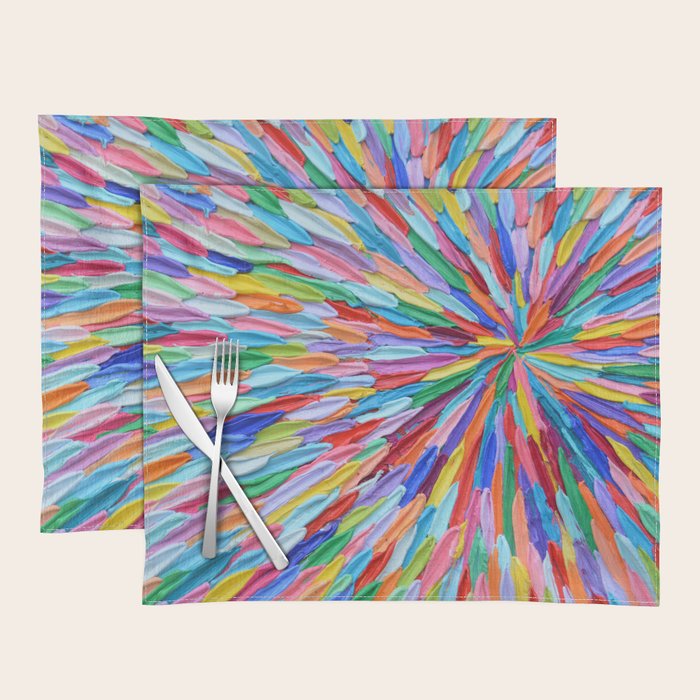 Rainbow Portal 2 Placemat Gallery Image 1