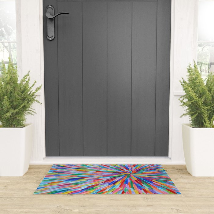 Rainbow Portal 2 Welcome Mat Gallery Image 3