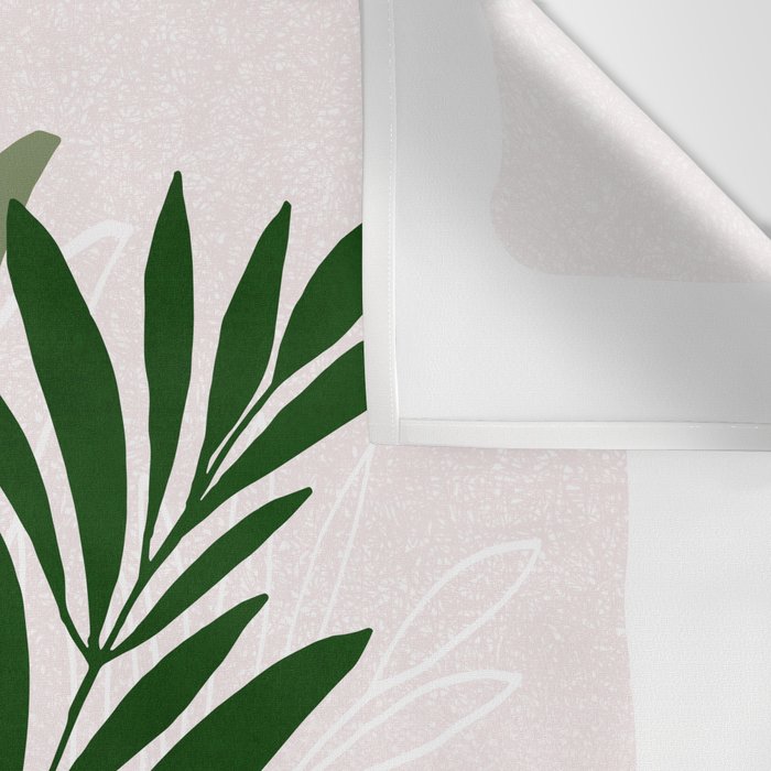 Olive Branches Contemporary Botanical Art Wall Tapestry Gallery Image 3