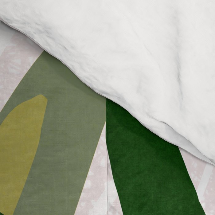 Olive Branches Contemporary Botanical Art Comforter Gallery Image 4