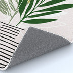 Olive Branches Contemporary Botanical Art Rug Gallery Image 4