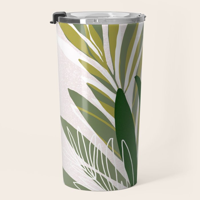 Olive Branches Contemporary Botanical Art Travel Mug Gallery Image 3