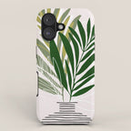 Olive Branches Contemporary Botanical Art iPhone Case Gallery Image 1