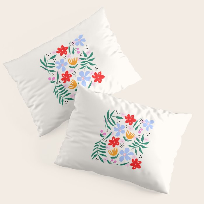 Abstract Florals Pillow Sham Gallery Image 3