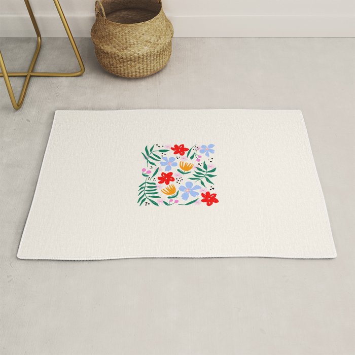 Abstract Florals Rug Gallery Image 1