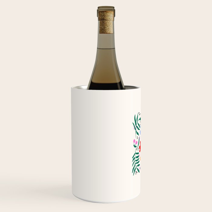 Abstract Florals Wine Chiller Gallery Image 2