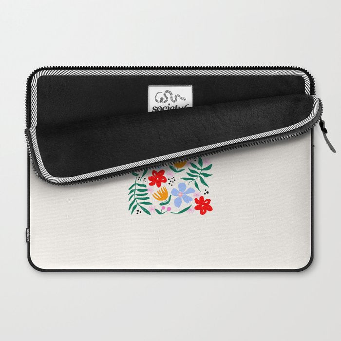 Abstract Florals Laptop Sleeve Gallery Image 2