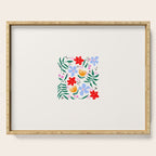 Abstract Florals Serving Tray Gallery Image 1