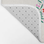 Abstract Florals Bath Mat Gallery Image 2