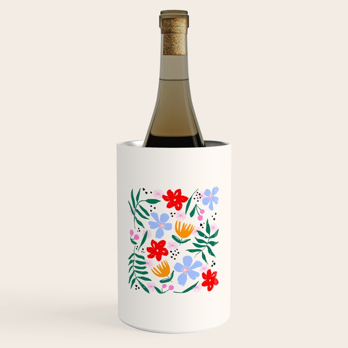Abstract Florals Wine Chiller Gallery Image 1