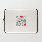 Abstract Florals Laptop Sleeve Gallery Image 1