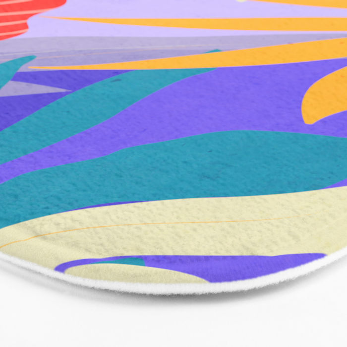 Jungle Abstract 17 Bath Mat Gallery Image 3