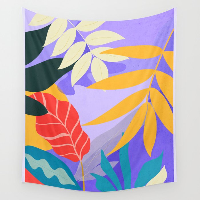 Jungle Abstract 17 Wall Tapestry Gallery Image 4