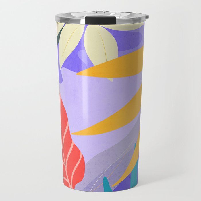 Jungle Abstract 17 Travel Mug Gallery Image 1