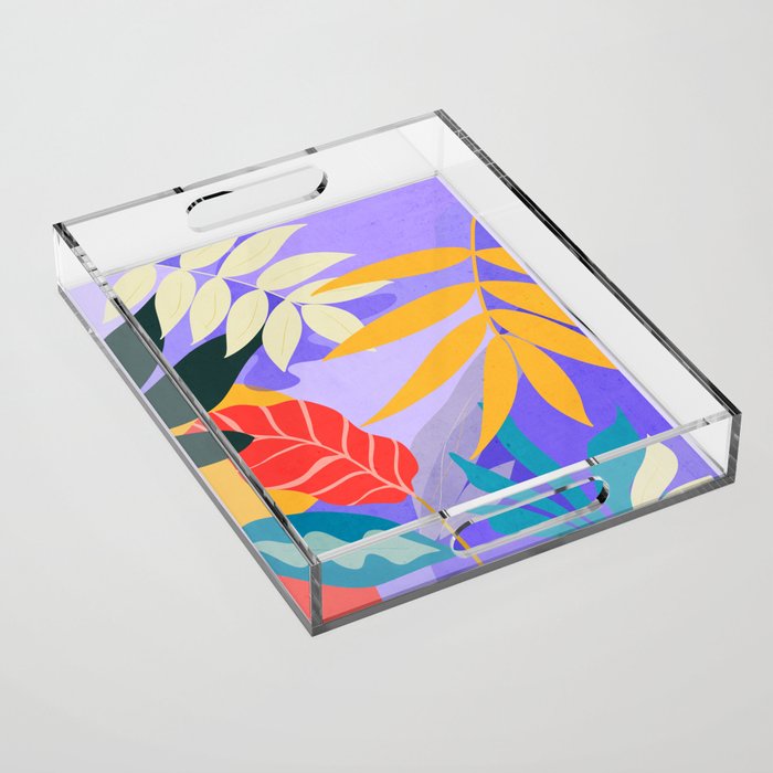 Jungle Abstract 17 Acrylic Tray Gallery Image 1