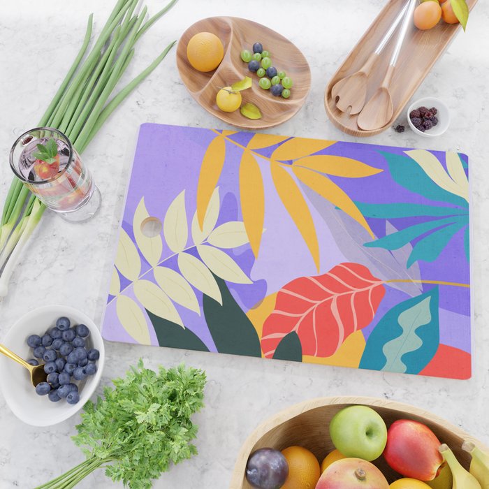 Jungle Abstract 17 Cutting Board Gallery Image 2