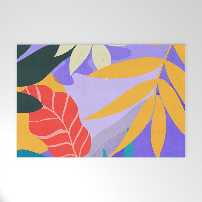 Jungle Abstract 17 Welcome Mat Gallery Image 1