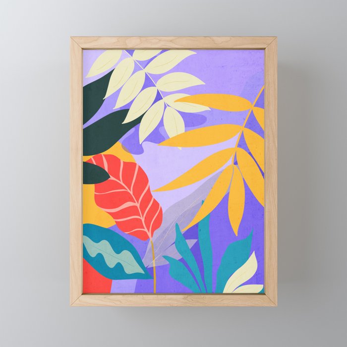 Jungle Abstract 17 Mini Art Print Gallery Image 1