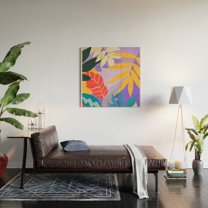 Jungle Abstract 17 Wood Wall Art Gallery Image 2