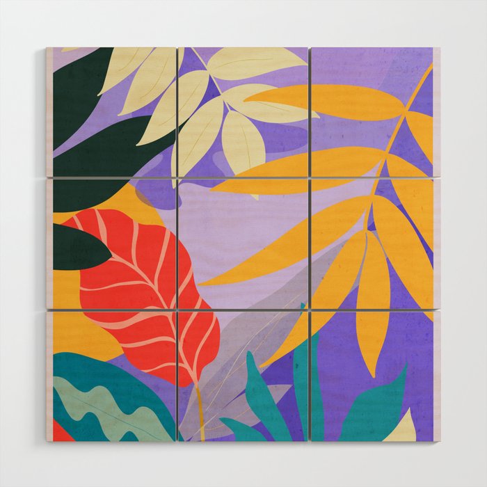 Jungle Abstract 17 Wood Wall Art Gallery Image 1