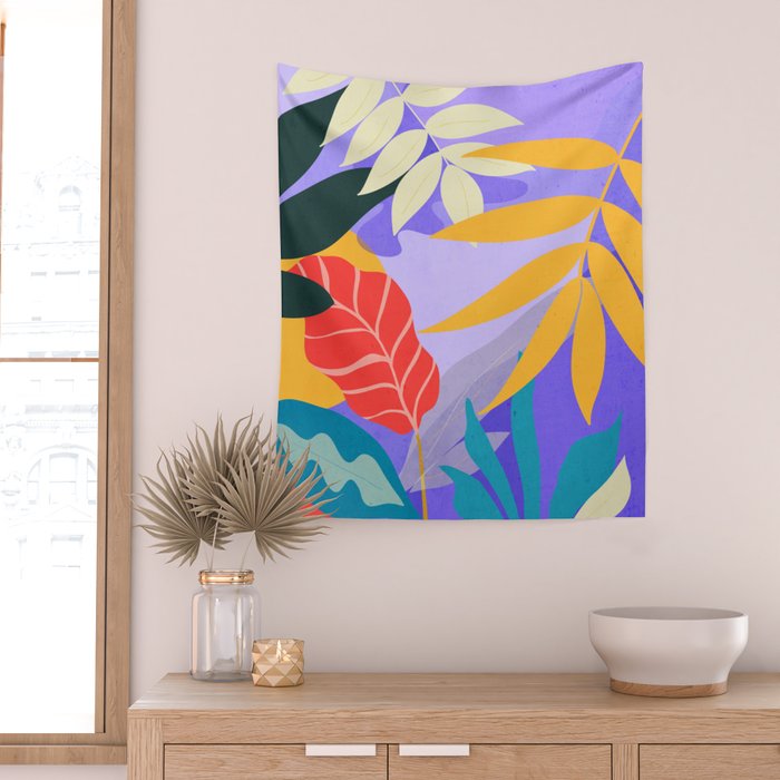 Jungle Abstract 17 Wall Tapestry Gallery Image 2