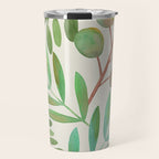 Watercolor Leaves II Travel Mug Gallery Image 1