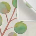 Watercolor Leaves II Wall Tapestry Gallery Image 3