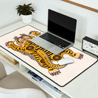 King Of The Jungle 01: Golden Tiger Edition Desk Mat Gallery Image 2