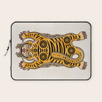King Of The Jungle 01: Golden Tiger Edition Laptop Sleeve Gallery Image 1