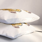 King Of The Jungle 01: Golden Tiger Edition Pillow Sham Gallery Image 3