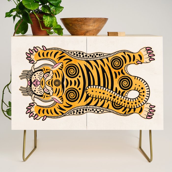King Of The Jungle 01: Golden Tiger Edition Credenza Gallery Image 1