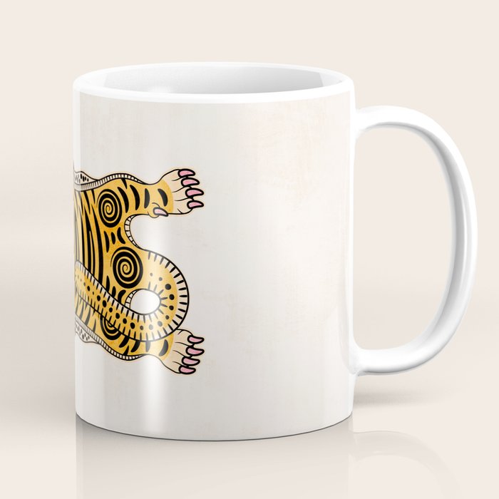 King Of The Jungle 01: Golden Tiger Edition Coffee Mug Gallery Image 1