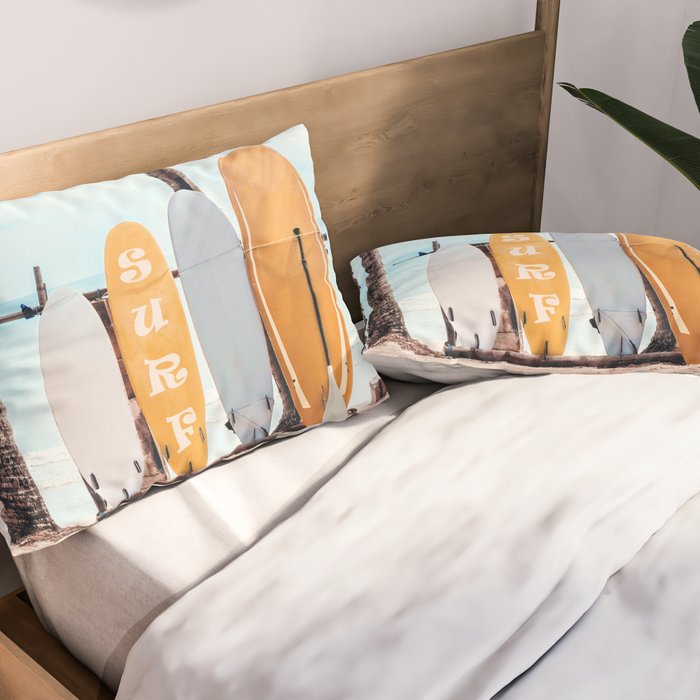 Choose Your Surfboard Pillow Sham Gallery Image 2