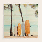 Choose Your Surfboard Wood Wall Art Gallery Image 1