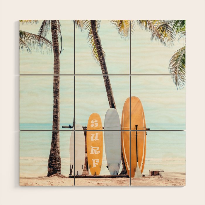 Choose Your Surfboard Wood Wall Art Gallery Image 1