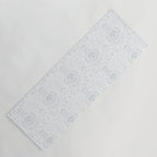 Boho Watercolor Geometric Pattern - Blue Yoga Mat Gallery Image 1