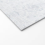 Boho Watercolor Geometric Pattern - Blue Welcome Mat Gallery Image 2