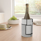 Piet Composition - Mid-Century Modern Minimalist Geometric Abstract in Gray Wine Chiller Gallery Image 4