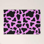 Purple Cow Print Welcome Mat Gallery Image 1